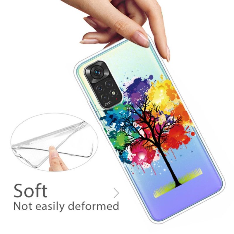 Cover Xiaomi Redmi Note 11 Pro 4G / 5G Transparent Akvareltræ