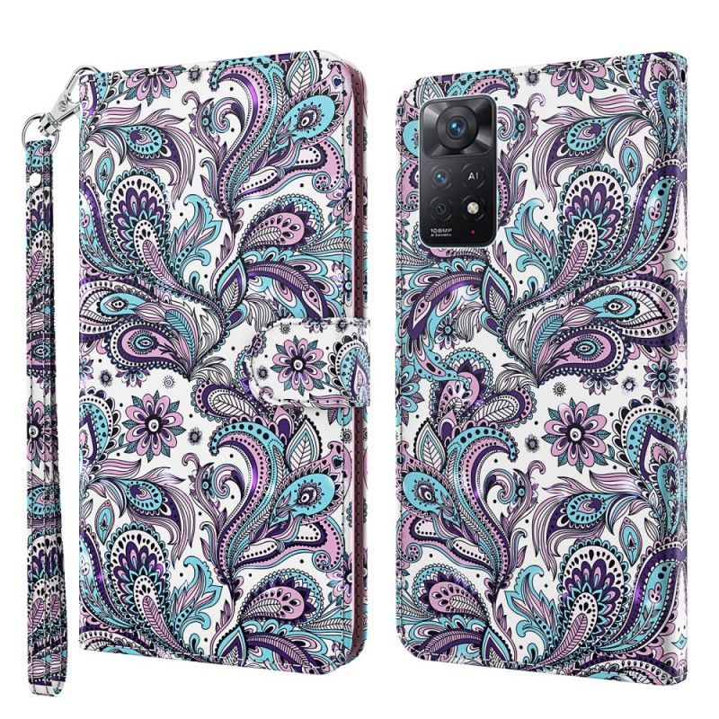 Flip Cover Xiaomi Redmi Note 11 Pro 4G / 5G Paisley Mønster