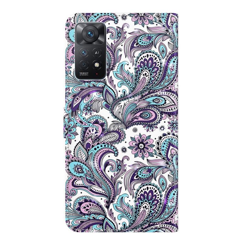 Flip Cover Xiaomi Redmi Note 11 Pro 4G / 5G Paisley Mønster