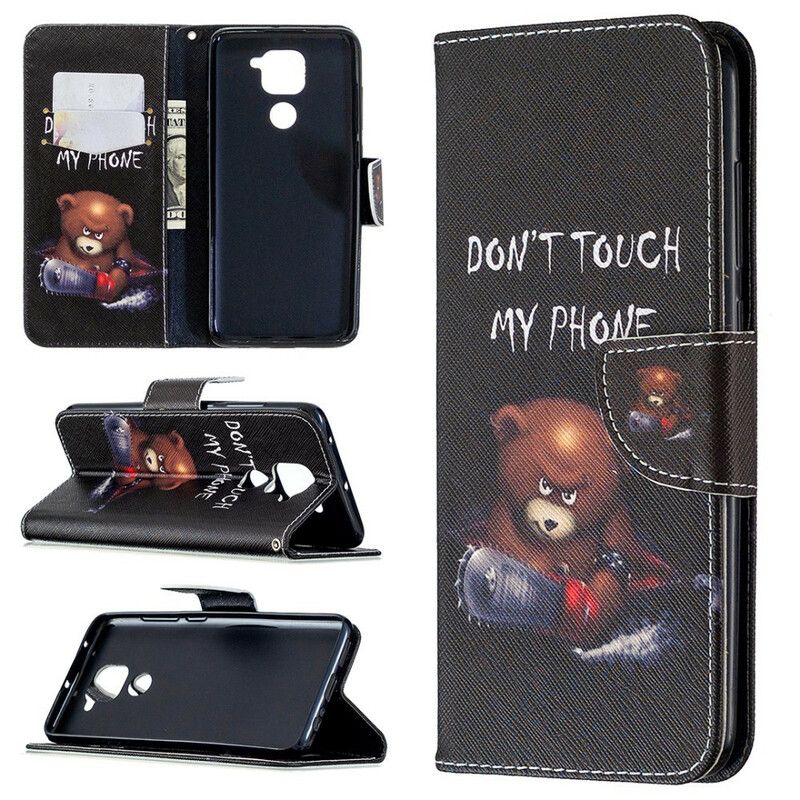 Flip Cover Xiaomi Redmi Note 9 Farlig Bjørn