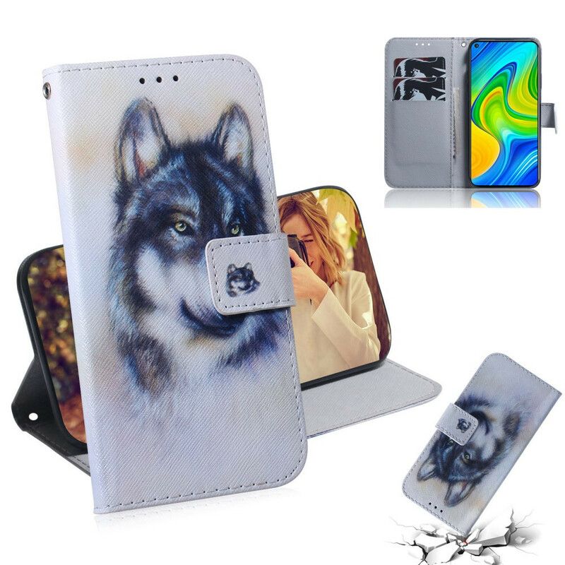 Flip Cover Xiaomi Redmi Note 9 Hundeblik