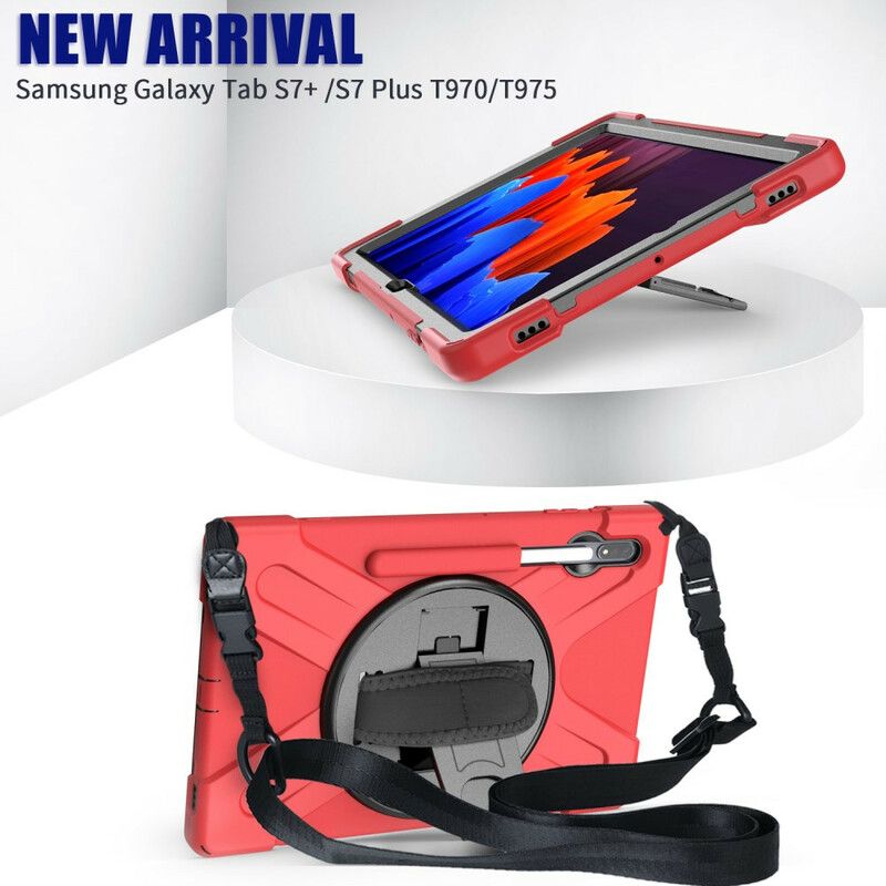 Cover Samsung Galaxy Tab S7 Plus / Tab S8 Plus Multifunktionel