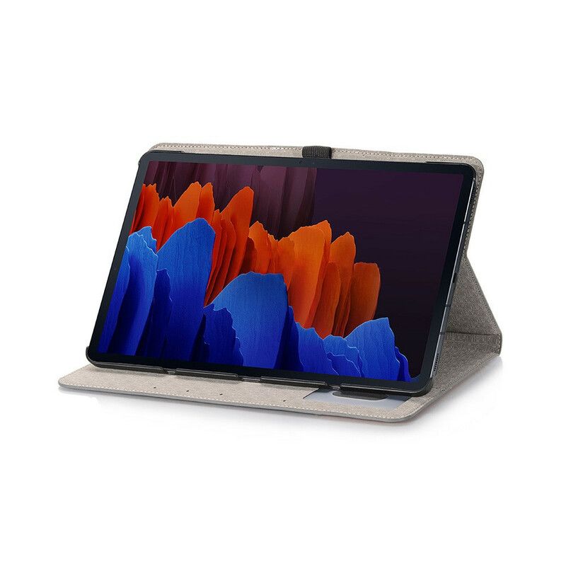 Etui Samsung Galaxy Tab S7 Plus / Tab S8 Plus Tekstureret