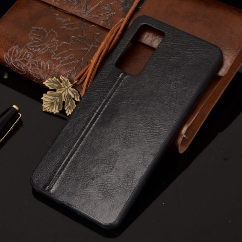 Cover Vivo X60 Søm Lædereffekt