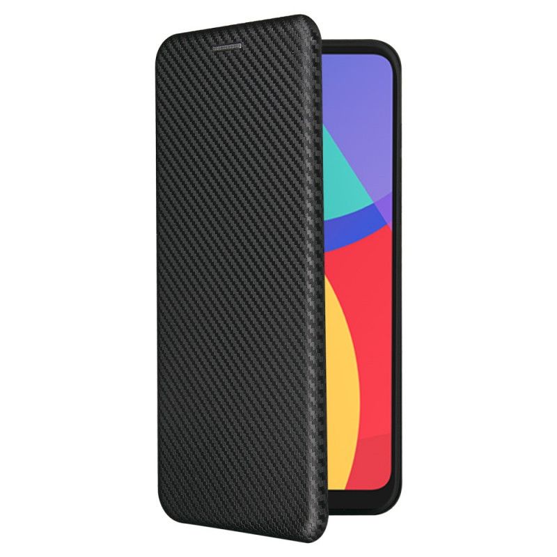Cover Alcatel 1S / 3L (2021) Flip Cover Kulfiber