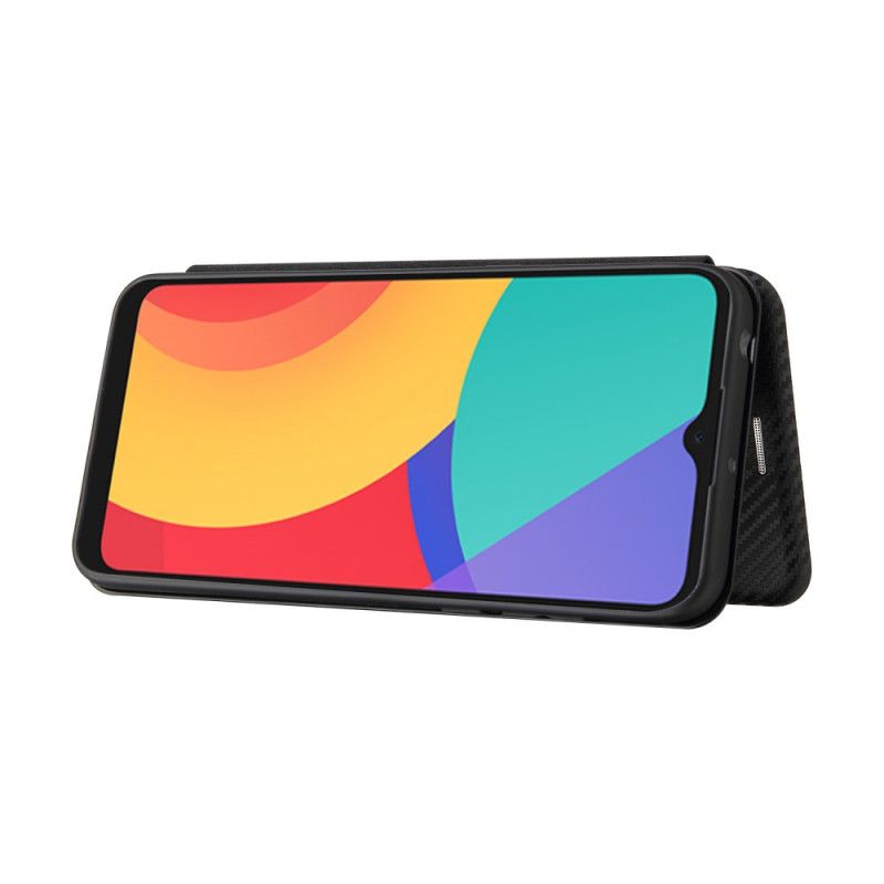 Cover Alcatel 1S / 3L (2021) Flip Cover Kulfiber