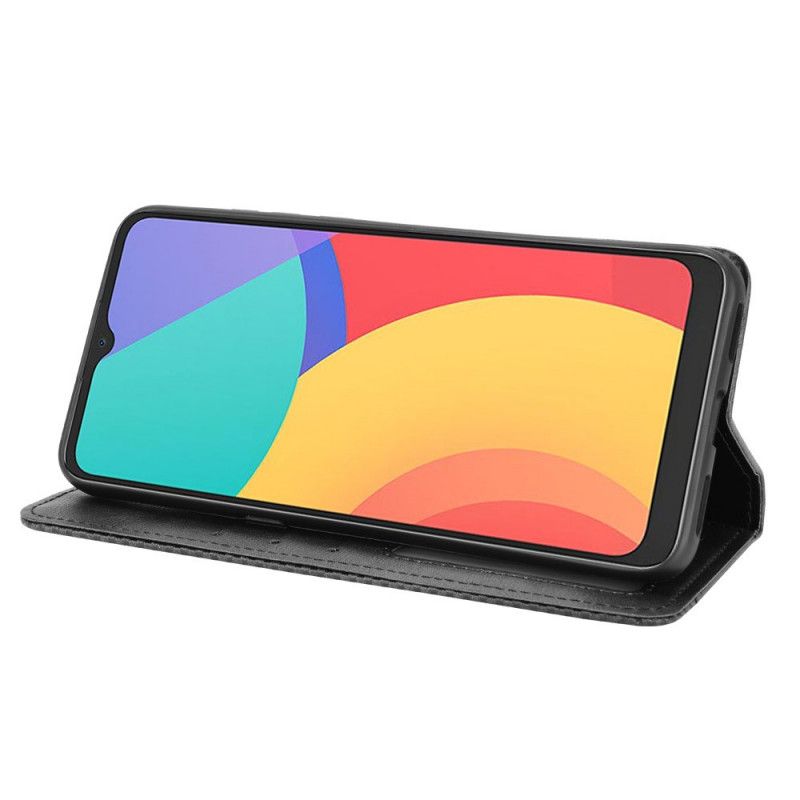 Cover Alcatel 1S / 3L (2021) Flip Cover Vintage Stiliseret Lædereffekt