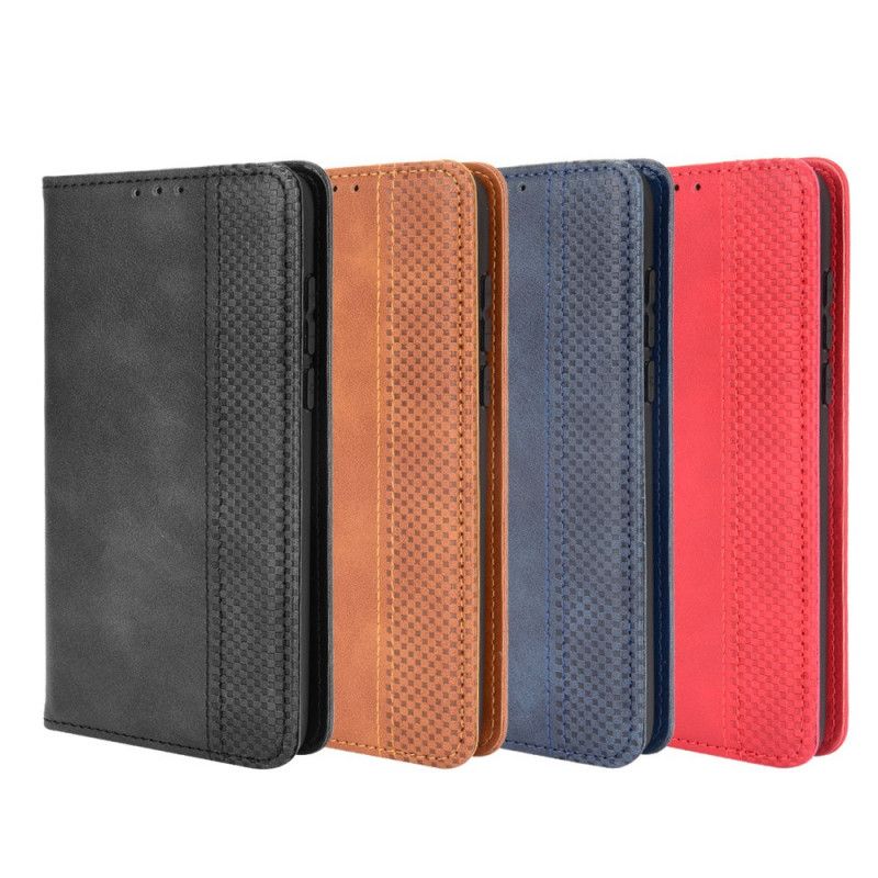 Cover Alcatel 1S / 3L (2021) Flip Cover Vintage Stiliseret Lædereffekt