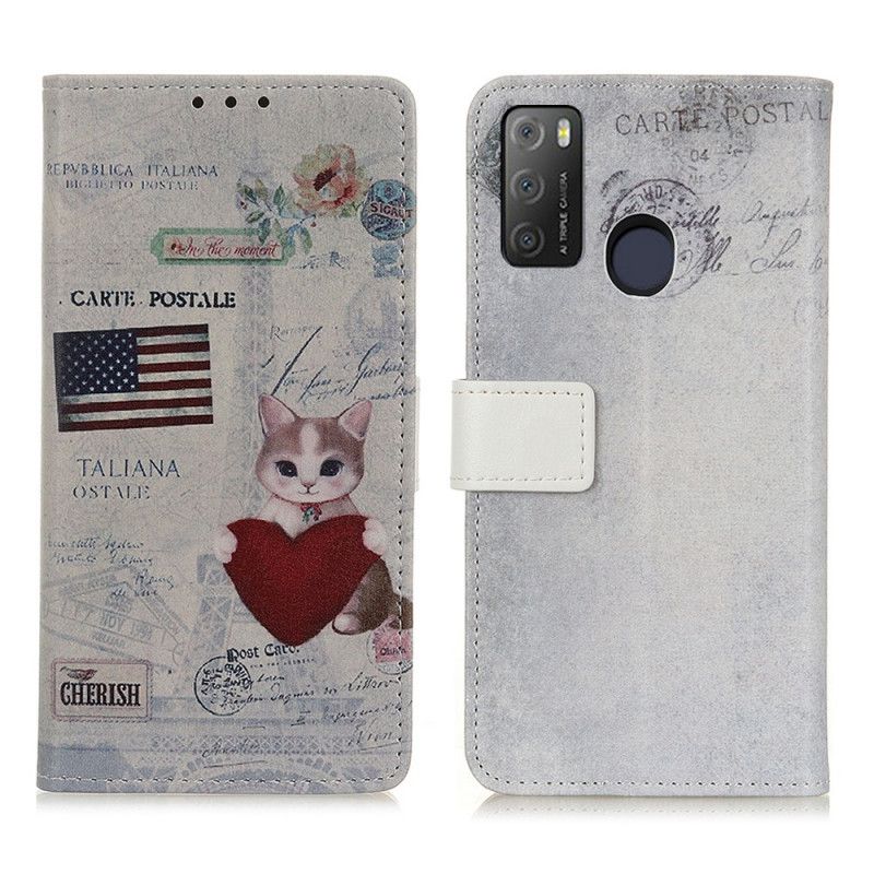 Flip Cover Alcatel 1S / 3L (2021) Rejsende Kat