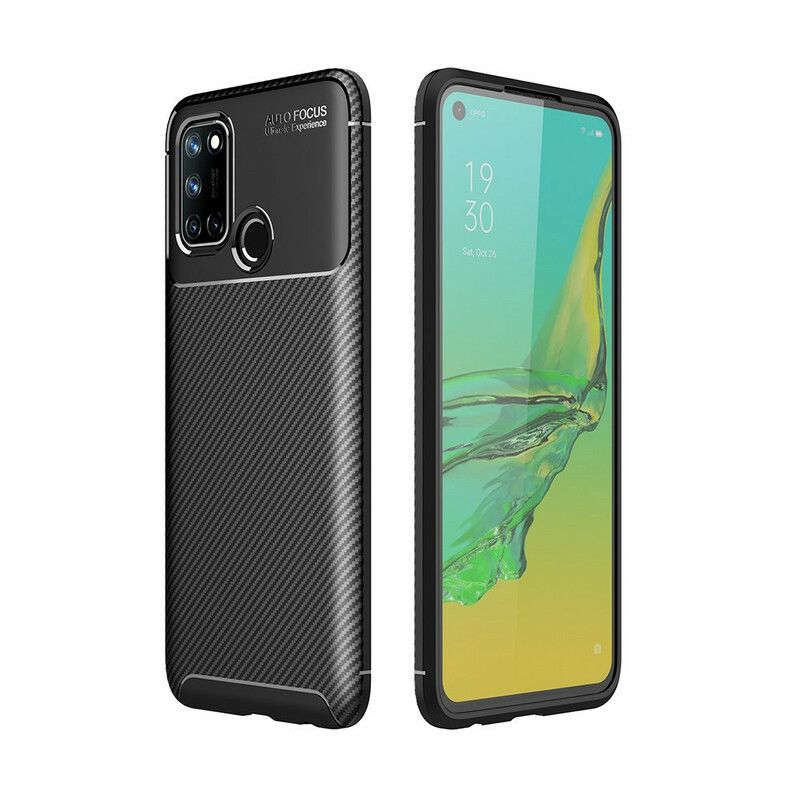 Cover Realme 7i Fleksibel Kulfibertekstur