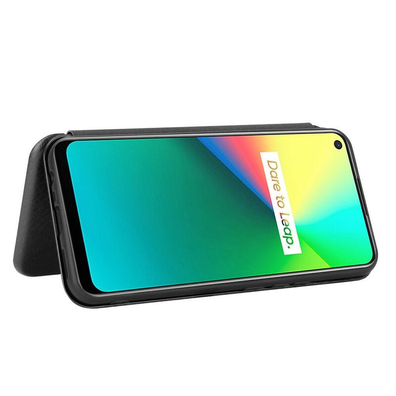 Cover Realme 7i Flip Cover Silicone Carbon