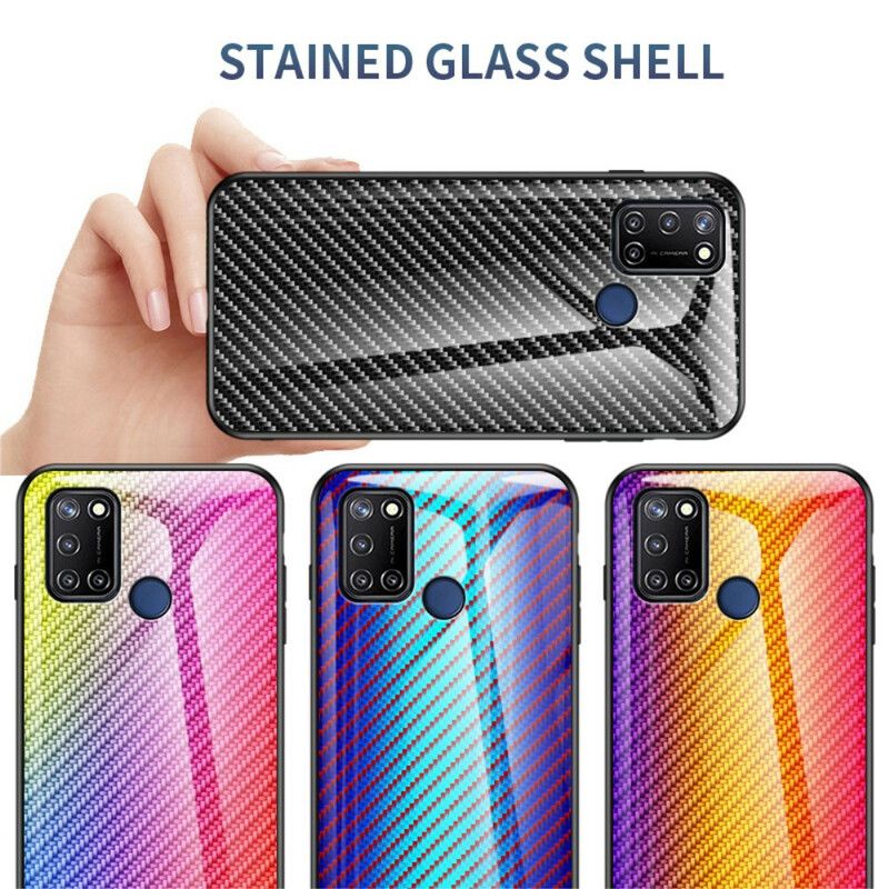 Cover Realme 7i Kulfiber Hærdet Glas