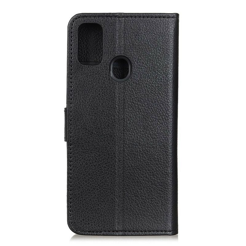 Flip Cover Realme 7i Traditionelt Litchi