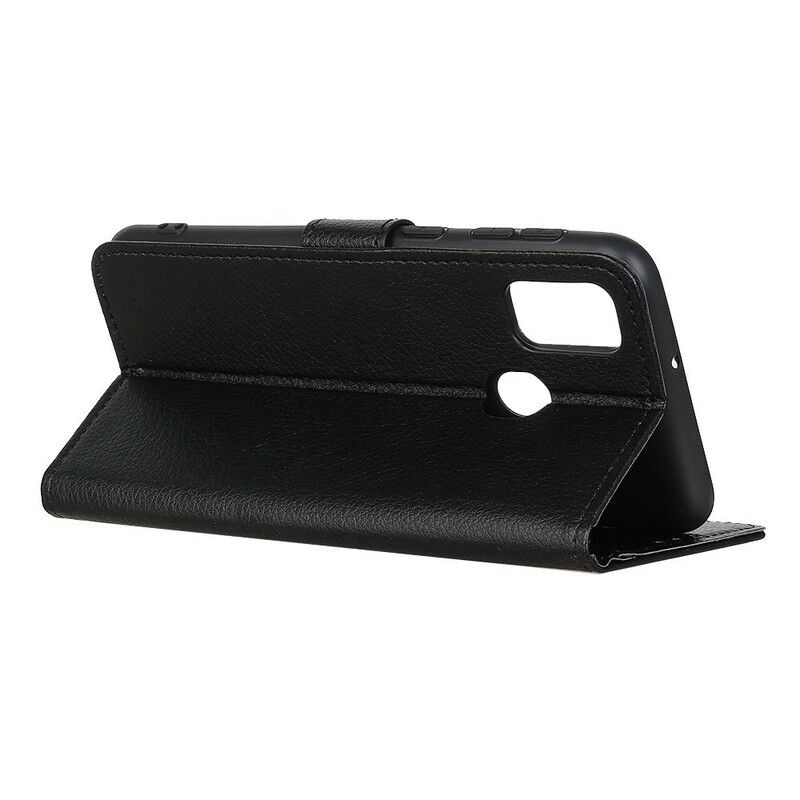 Flip Cover Realme 7i Traditionelt Litchi
