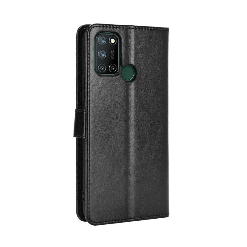 Læder Cover Realme 7i Flashy Imiteret Læder