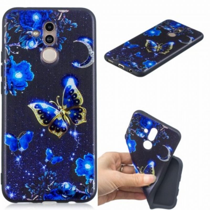 Cover Huawei Mate 20 Lite I Gylden Sommerfugl