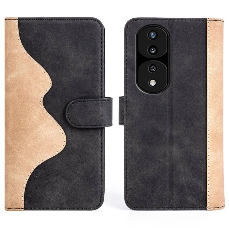 Læder Cover Honor 70 Wave Læderstil