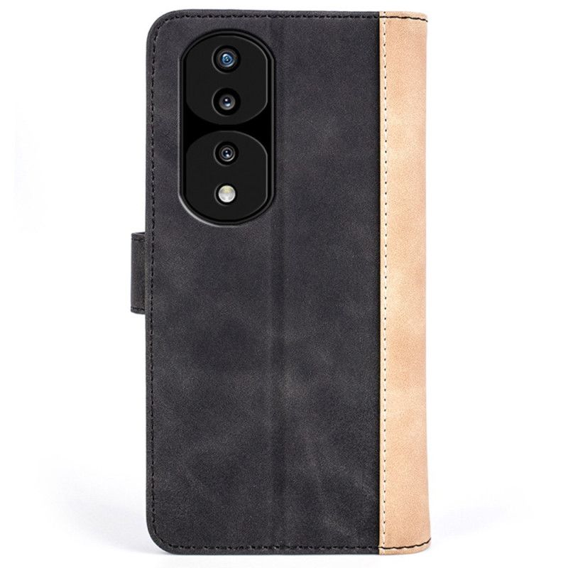 Læder Cover Honor 70 Wave Læderstil