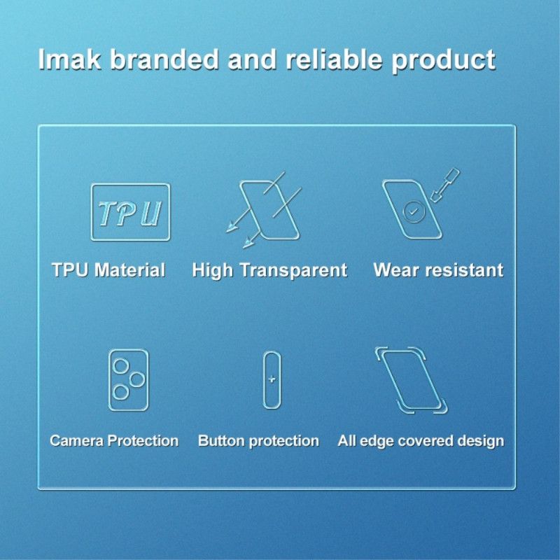 Mobilcover Honor 70 Imak Transparent