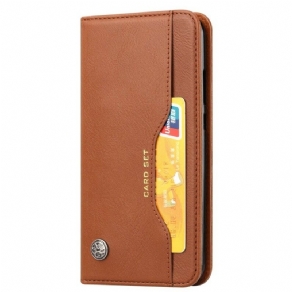 Cover Huawei P20 Lite Flip Cover Faux Læder Kortholder