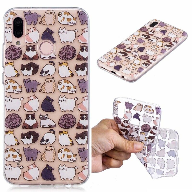 Cover Huawei P20 Lite Transparente Flere Chats