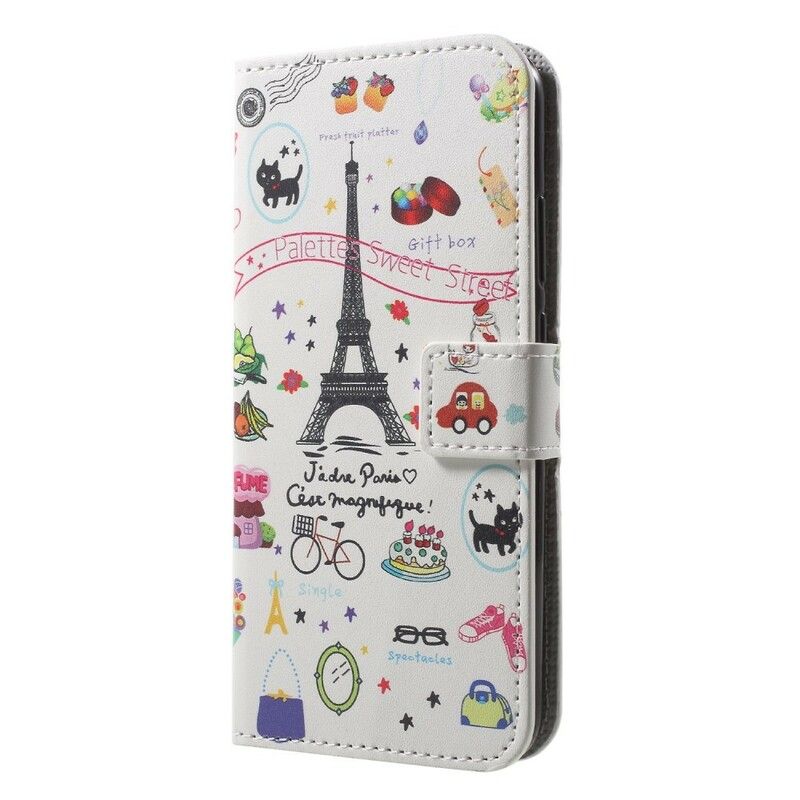 Flip Cover Huawei P20 Lite Jeg Elsker Paris