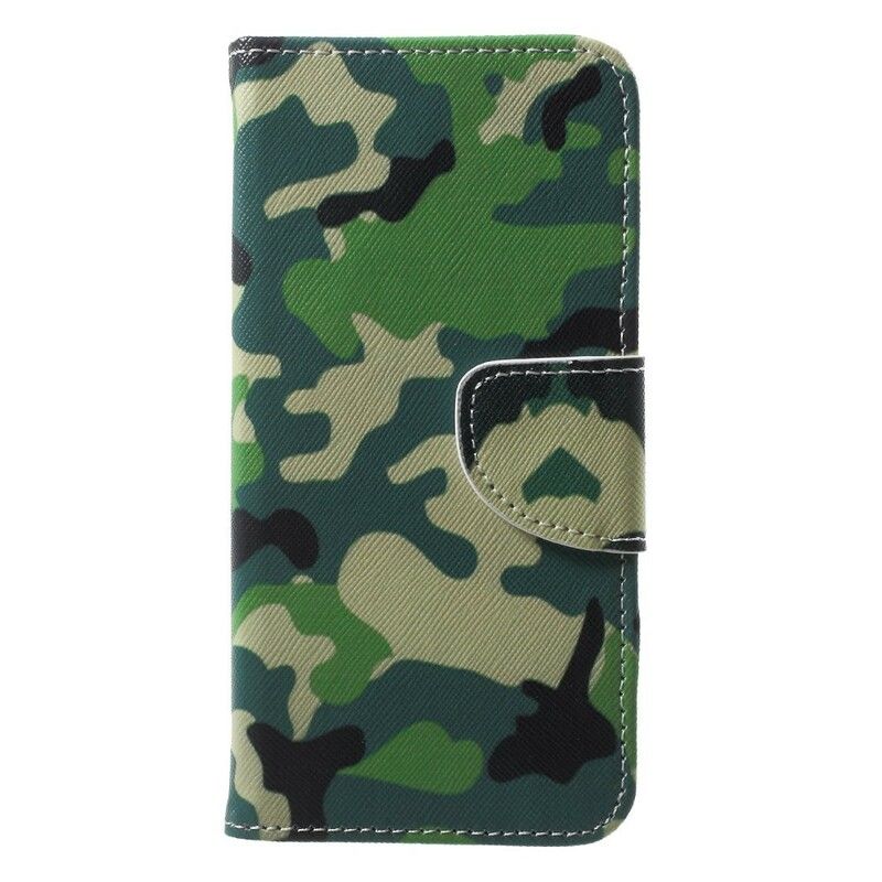 Flip Cover Huawei P20 Lite Militær Camouflage
