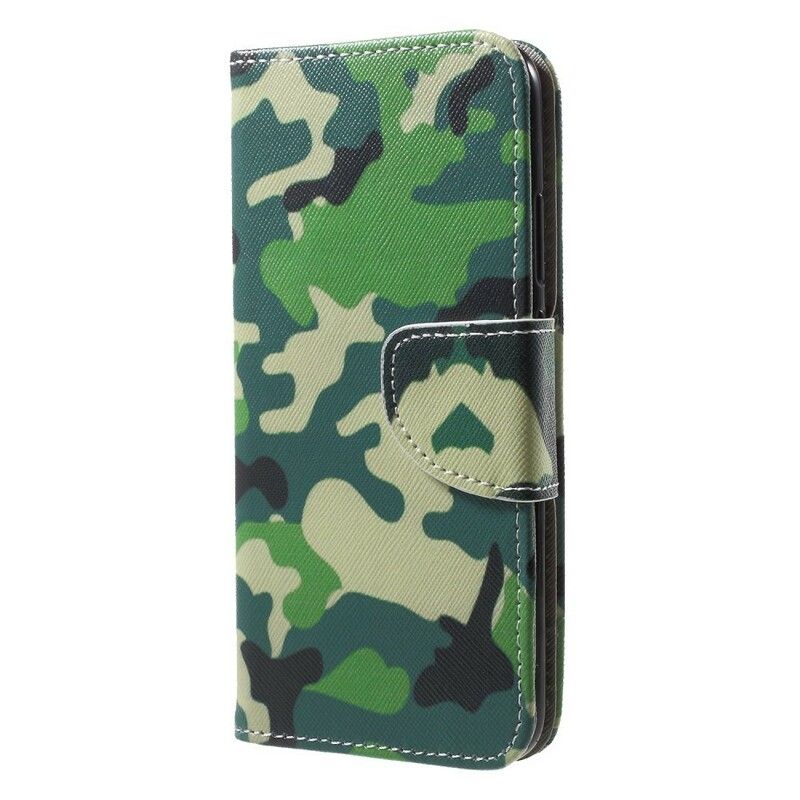 Flip Cover Huawei P20 Lite Militær Camouflage