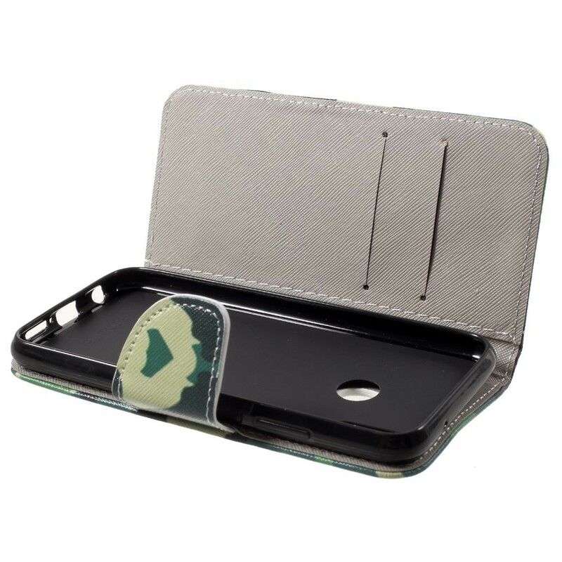 Flip Cover Huawei P20 Lite Militær Camouflage