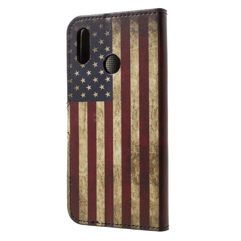 Flip Cover Huawei P20 Lite Usa Flag