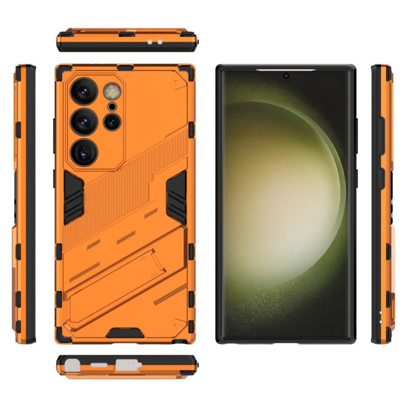 Cover Samsung Galaxy S24 Ultra 5g Telefon Etui Vandret Og Lodret Støtte