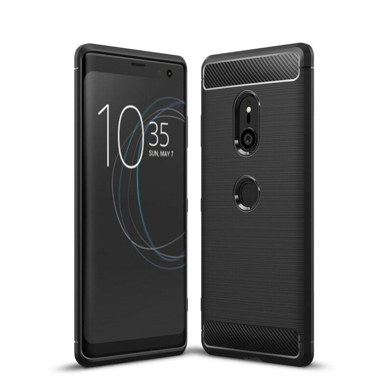 Cover Sony Xperia XZ3 Børstet Kulfiber