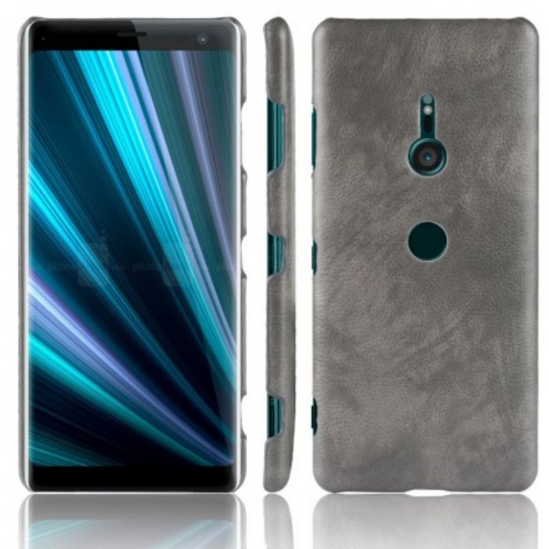 Cover Sony Xperia XZ3 Performance Litchi-lædereffekt