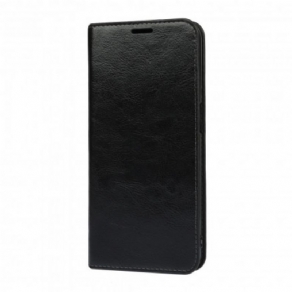 Cover Oppo A54 5G / A74 5G Flip Cover Ægte Læder