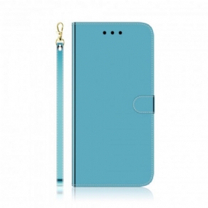 Flip Cover Oppo A54 5G / A74 5G Imiteret Læder Spejlcover