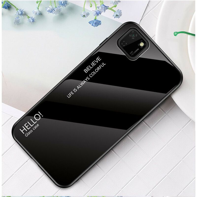 Mobilcover Huawei Y5p Hej Hærdet Glas