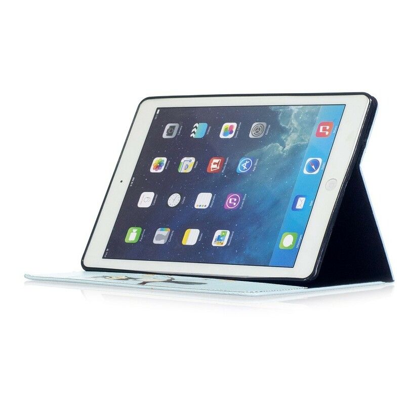 Læder Cover iPad Air Ugle Sat På En Gren