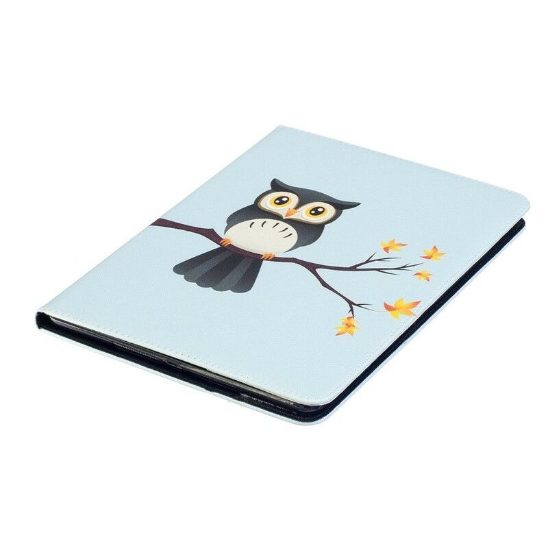 Læder Cover iPad Air Ugle Sat På En Gren