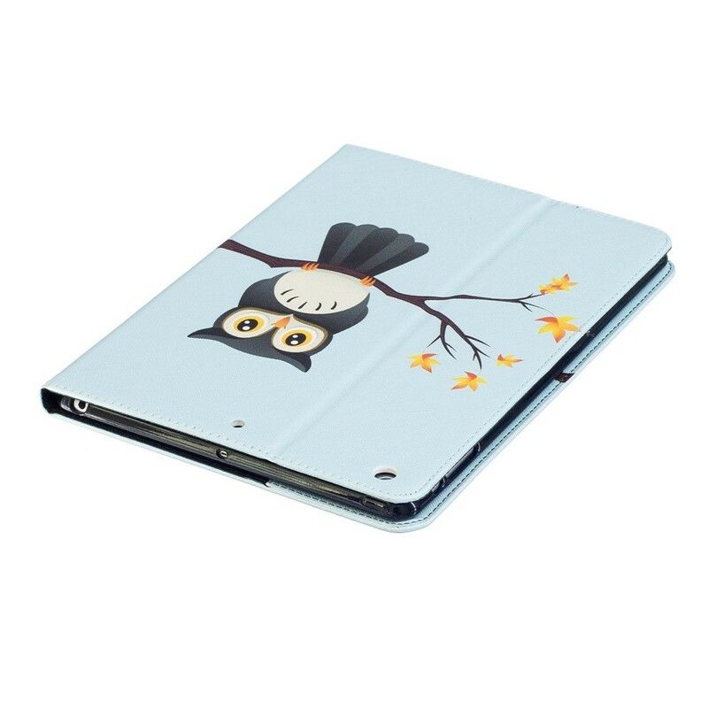 Læder Cover iPad Air Ugle Sat På En Gren