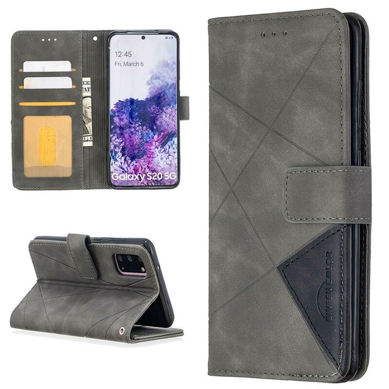 Læder Cover Samsung Galaxy S20 Binfen Farvetrekanter