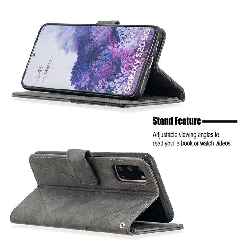 Læder Cover Samsung Galaxy S20 Binfen Farvetrekanter