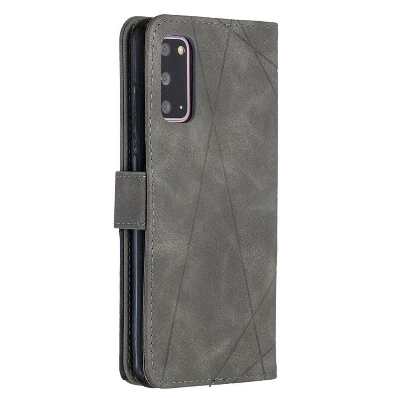 Læder Cover Samsung Galaxy S20 Binfen Farvetrekanter