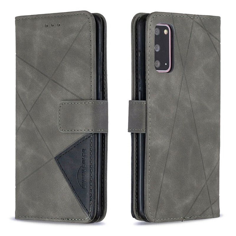 Læder Cover Samsung Galaxy S20 Binfen Farvetrekanter