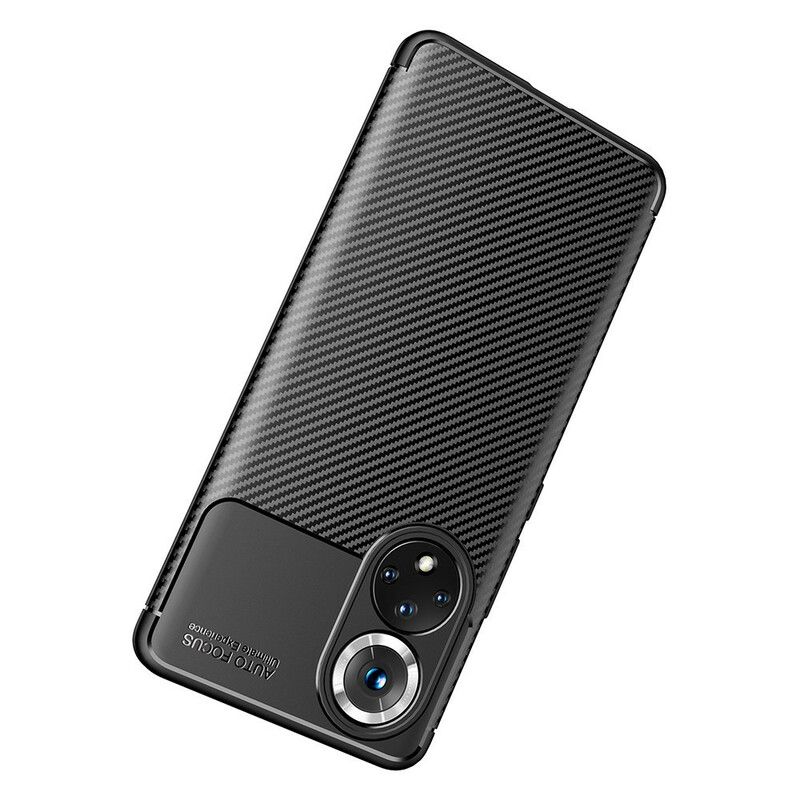 Mobilcover Huawei Nova 9 Pro / Honor 50 Pro Fleksibel Kulfibertekstur