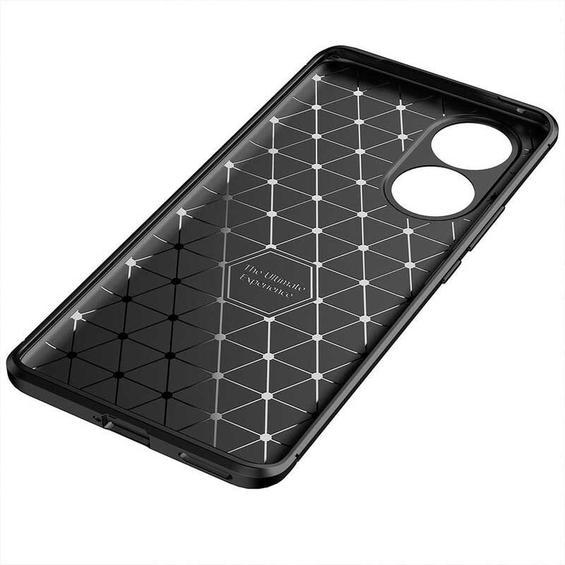 Mobilcover Huawei Nova 9 Pro / Honor 50 Pro Fleksibel Kulfibertekstur