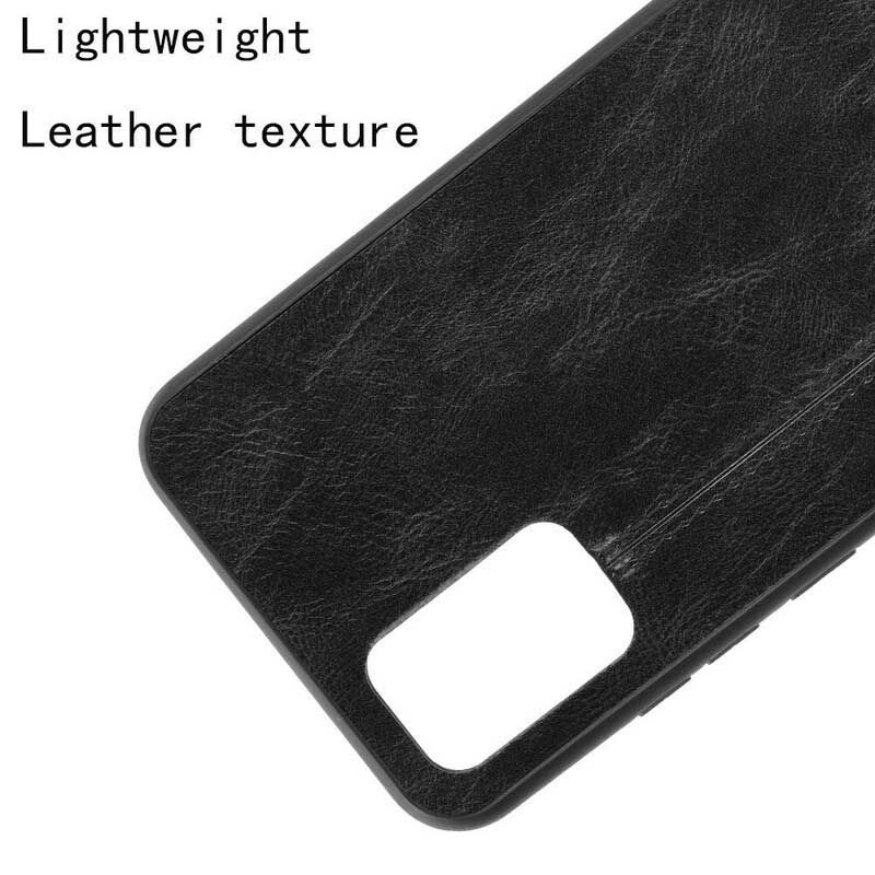 Cover Samsung Galaxy A02s Søm Lædereffekt