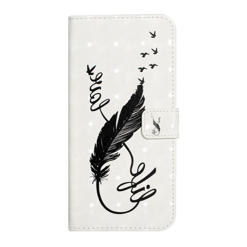 Læder Cover Samsung Galaxy A02s Plume Liv Og Kærlighed