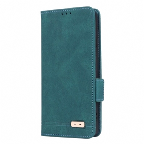 Læder Cover Xiaomi Redmi Note 13 Pro 4g Telefon Etui Retro Design