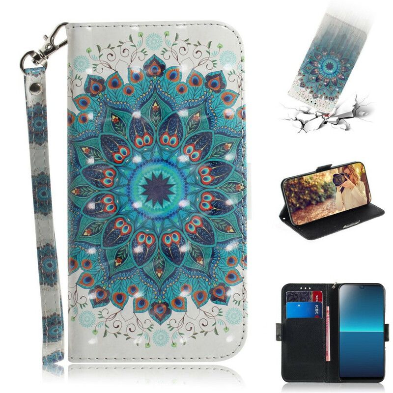 Flip Cover Sony Xperia L4 Med Snor Masterful Strappy Mandala