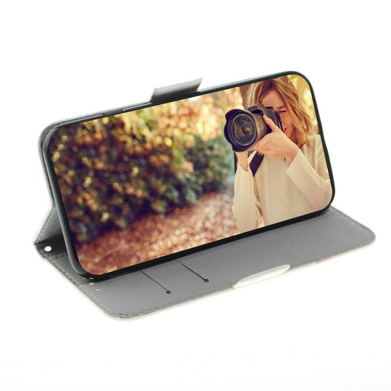 Flip Cover Sony Xperia L4 Med Snor Tomat På Remmekatten
